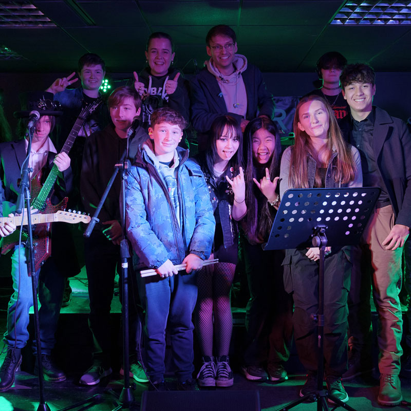 The teenagers at JAMM's final performance showcase