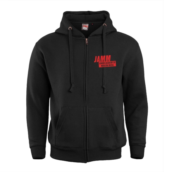 Black & Red JAMM Zip-Up Kids Hoodie