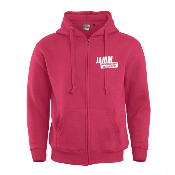 Fuschia JAMM Zip-Up Kids Hoodie